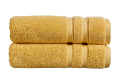 Christy "Chroma" Bath Towels - Ochre (Gold) Colour