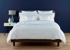 Christy "Coniston" 300 Thread Count Fitted & Flat Sheets in White