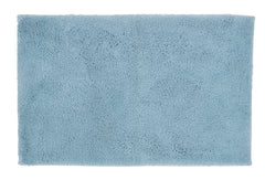Christy "Deep Pile Rubber Back Tufted Bath Rug" Chambray