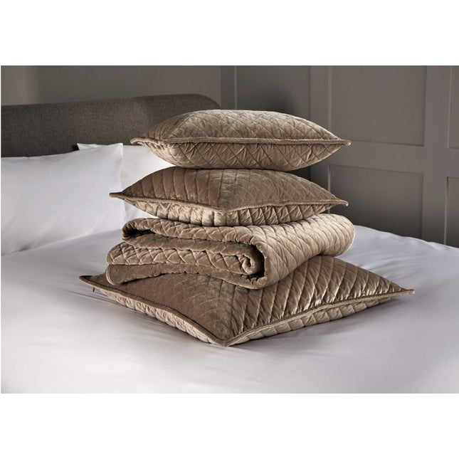 Christy "Edmonton" Velvet Accessories in Taupe