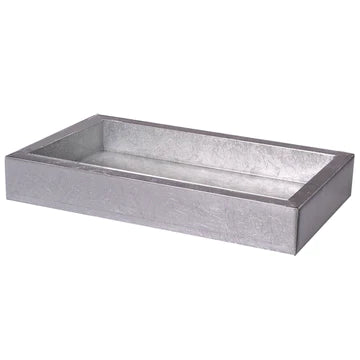 Mike + Ally "Silver Leaf" Bathroom Accessories
