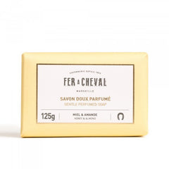Fer A Cheval "Savon Doux Parfumé" Gentled Perfumed Soap - Honey & Almond 125G