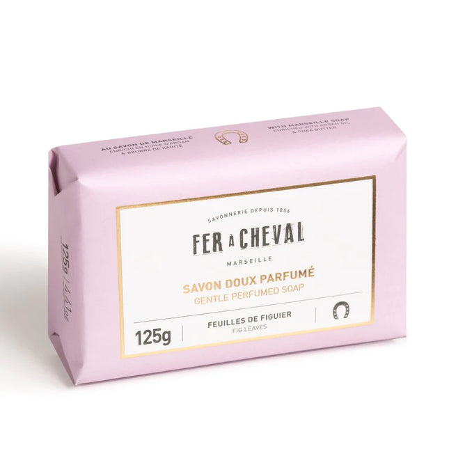 Fer A Cheval "Savon Doux Parfumé" Gentle Perfumed Soap - Fig Leaves