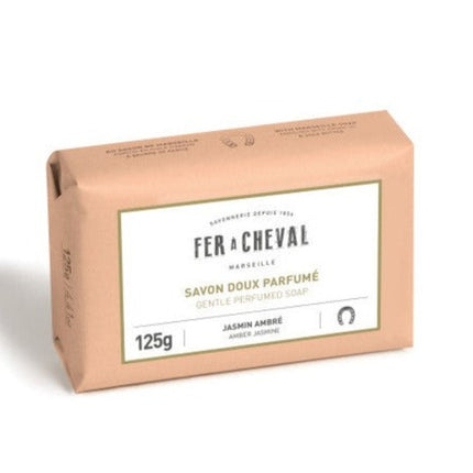 Fer A Cheval "Savon Doux Parfumé" Gentled Perfumed Soap - Amber Jasmine