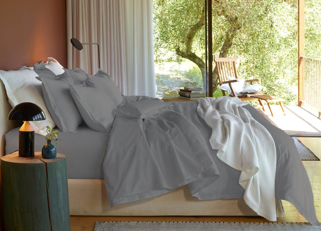 Amalia "Fresco" 400 Thread Count Bed Linen in Dove