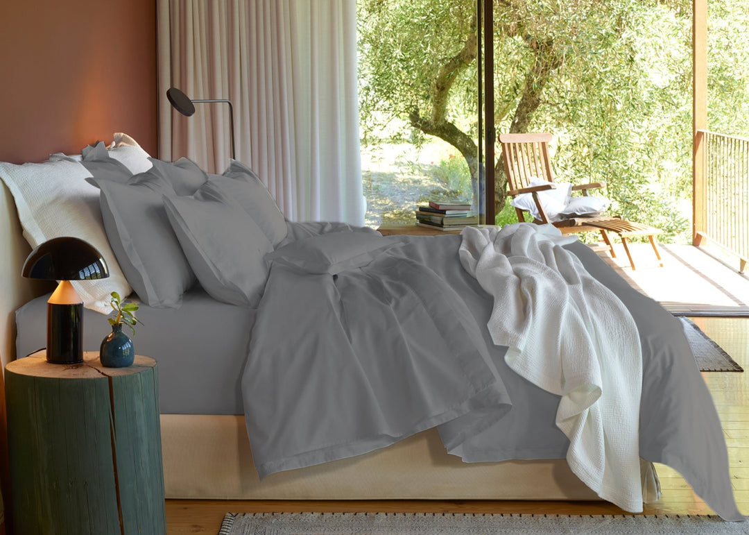Amalia "Fresco" 400 Thread Count Bed Linen in Dove