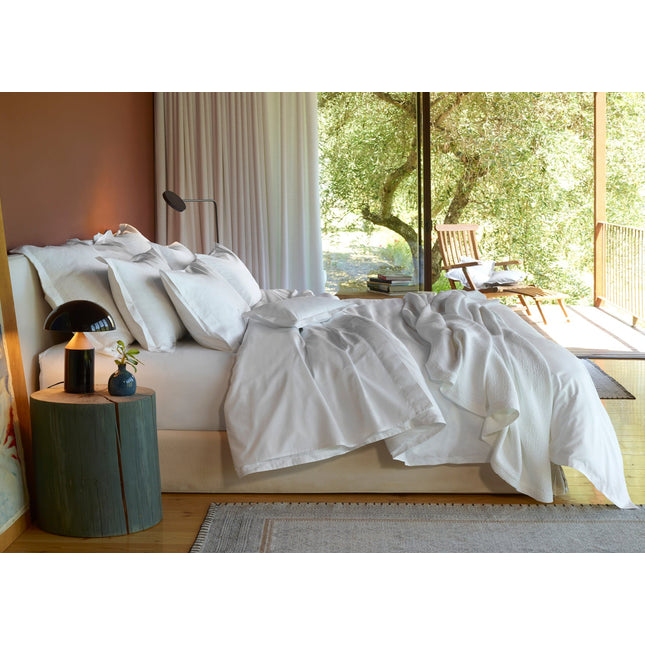 Amalia "Fresco" 400 Thread Count Bed Linen in White