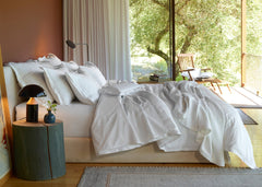 Amalia "Fresco" 400 Thread Count Bed Linen in White