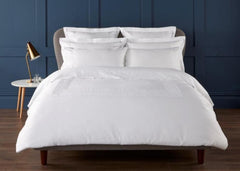 Christy Premium "Gawsworth" Duvet Cover with Ladder Stitch & Embossed Embroidery