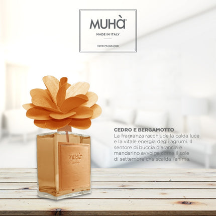 Muha "Cedro & Bergamotto" Flower Diffuser (500ml)