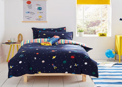 Joules "Up in Space" Duvet Cover Set in Multi