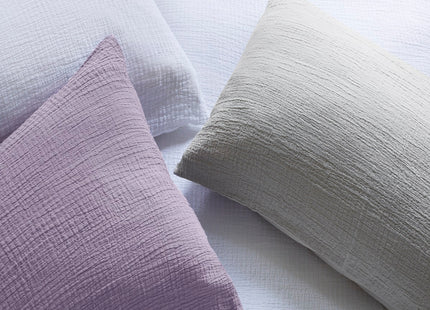 Jasper Conran "Double Weave" Duvet Cover Set in Lavender Grey