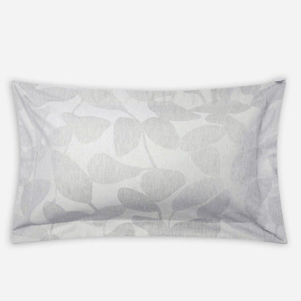 JC "Abstract Leaf" Duvet Cover Set in Melange Grey