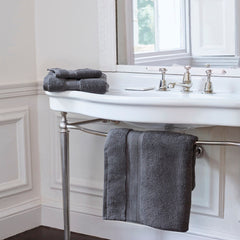Jasper Conran "Zero Twist Cotton" Bath Towels in Charcoal
