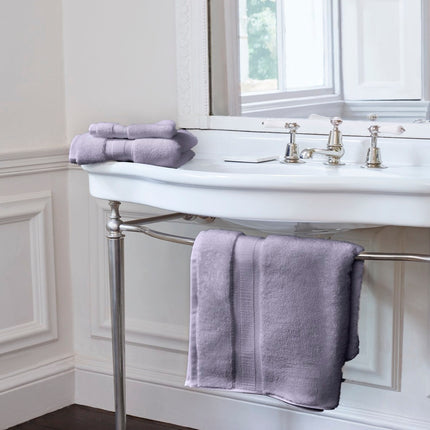 JC "Zero Twist Cotton" Bath Towels Collection in Lavender