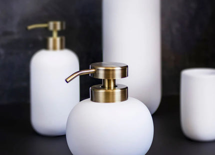 Mette Ditmer "Lotus" Bathroom Accessories in Off-White