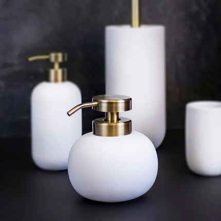 Mette Ditmer "Lotus" Bathroom Accessories in Off-White