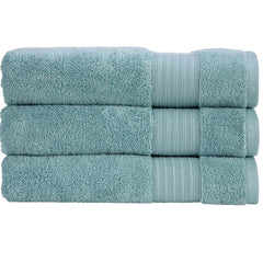 Christy "Organic Eco Twist" Bath Towels Collection in Haze (Green)