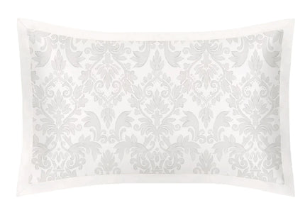 OXFORD-PURE-SILK-PILLOWCASE-DAMASK-IVORY-GREY
