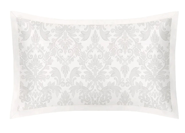 OXFORD-PURE-SILK-PILLOWCASE-DAMASK-IVORY-GREY