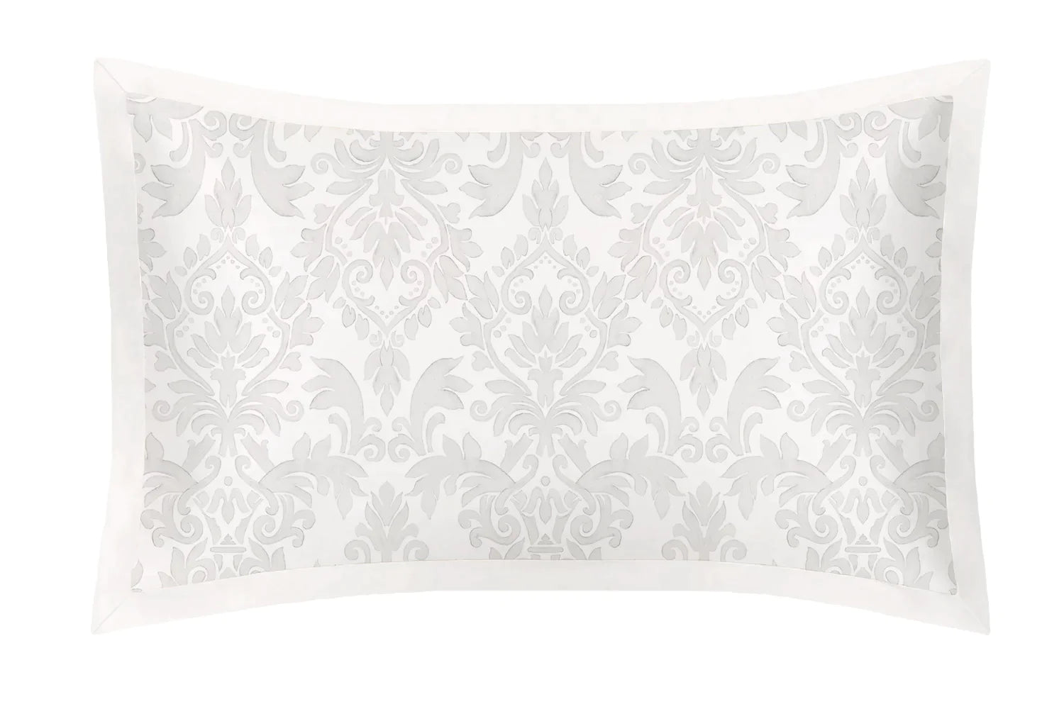 OXFORD-PURE-SILK-PILLOWCASE-DAMASK-IVORY-GREY