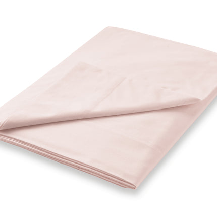 Peacock Blue Hotel "300TC Percale" Plain Dyed Sheet - Dusty Rose/ Pink Colour