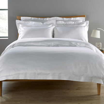 Christy Premium "900 Thread Count Picot" Bed Linen White