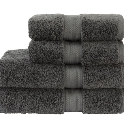 Christy "Renaissance" Egyptian Cotton Bath Towels Collection in Ash Grey