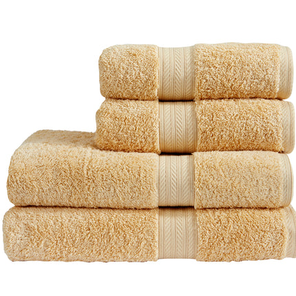 Christy "Renaissance" Egyptian Cotton Bath Towels Collection in Chamomile (Gold)