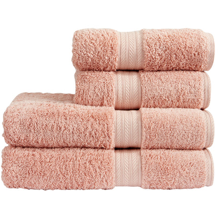 Christy "Renaissance" Egyptian Cotton Bath Towels Collection in Peony