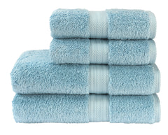 Christy "Renaissance" Egyptian Cotton Bath Towels Collection in Soft Chambray Blue
