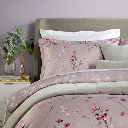 Christy "Muted Romance" Duvet Cover Sets in Mole Pink