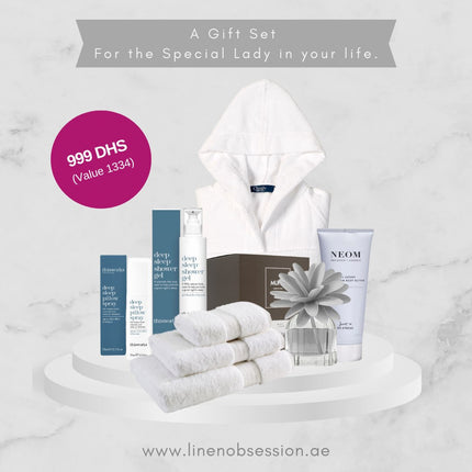 Gift Set idea for a Special Lady. Pamper and Peaceful sleep set to help your special lady to relax and fall asleep better