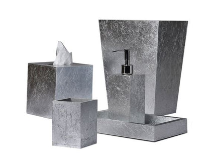 Mike + Ally "Silver Leaf" Bathroom Accessories
