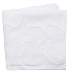 Ted Baker "Magnolia" Bath Towels in White
