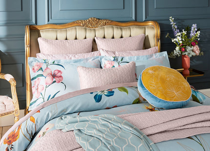 Ted Baker "New Hampton" Duvet Cover Set with Delphinium Flowers