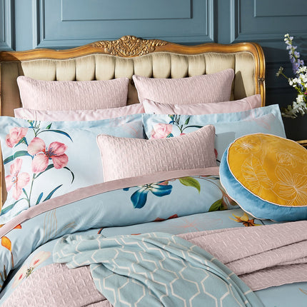 Ted Baker "New Hampton" Duvet Cover Set with Delphinium Flowers