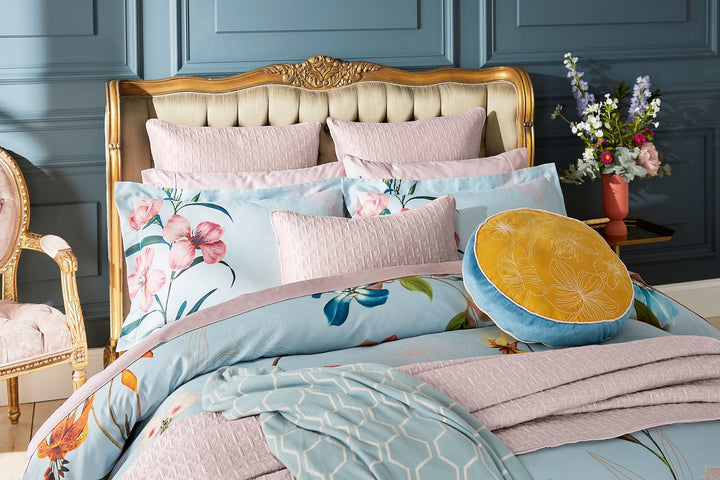 Ted Baker "New Hampton" Duvet Cover Set with Delphinium Flowers