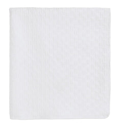 Ted Baker "T" Quilted Bedspread and Pillow Sham in White