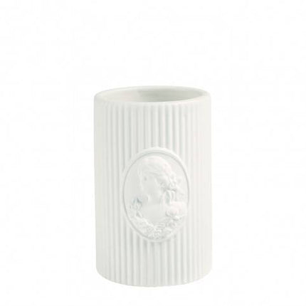 Mathilde "Marquise" Ceramic Bathroom Accessories in White