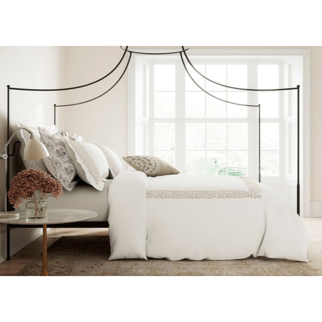 V & A "Riya" Duvet Cover in Linen