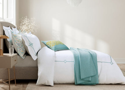 V&A "Voysey Trail" Duvet Cover in Aqua