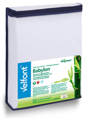 Velfont "Babylon" Mattress Protector Bamboo White