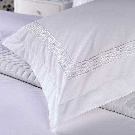 Christy "Verina" Duvet Cover Sets with White Embroidery