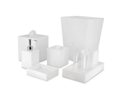 Mike + Ally "White Ice" Bathroom Accessories