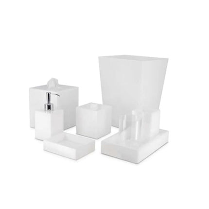 Mike + Ally "White Ice" Bathroom Accessories