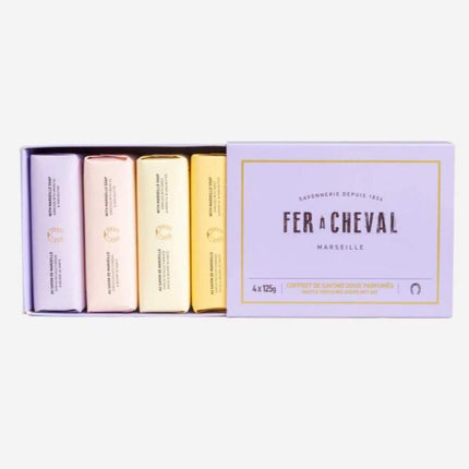 Fer A Cheval "Gentle Perfume Soaps" Gift Set 4 x 125g