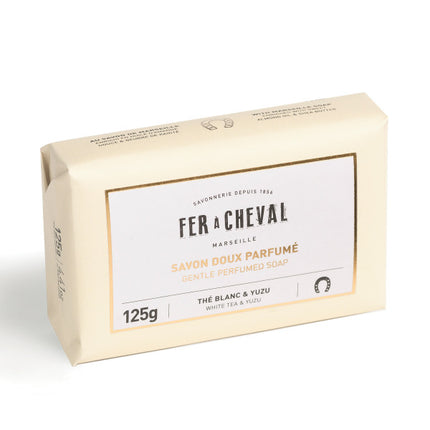 Fer A Cheval "Savon Doux Parfumé" Gentle Perfumed Soap – White Tea & Yuzu