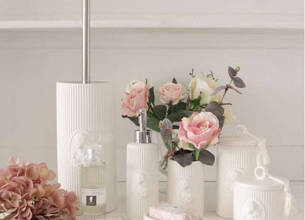Mathilde "Marquise" Ceramic Bathroom Accessories in White