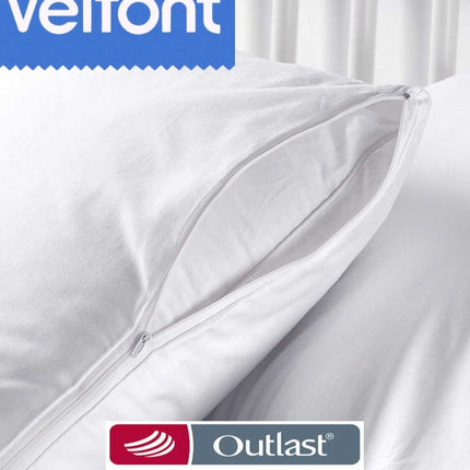 Velfont "Igloo" Quilted Pillow Protector